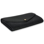 Louis Vuitton Black Empreinte Sarah Wallet