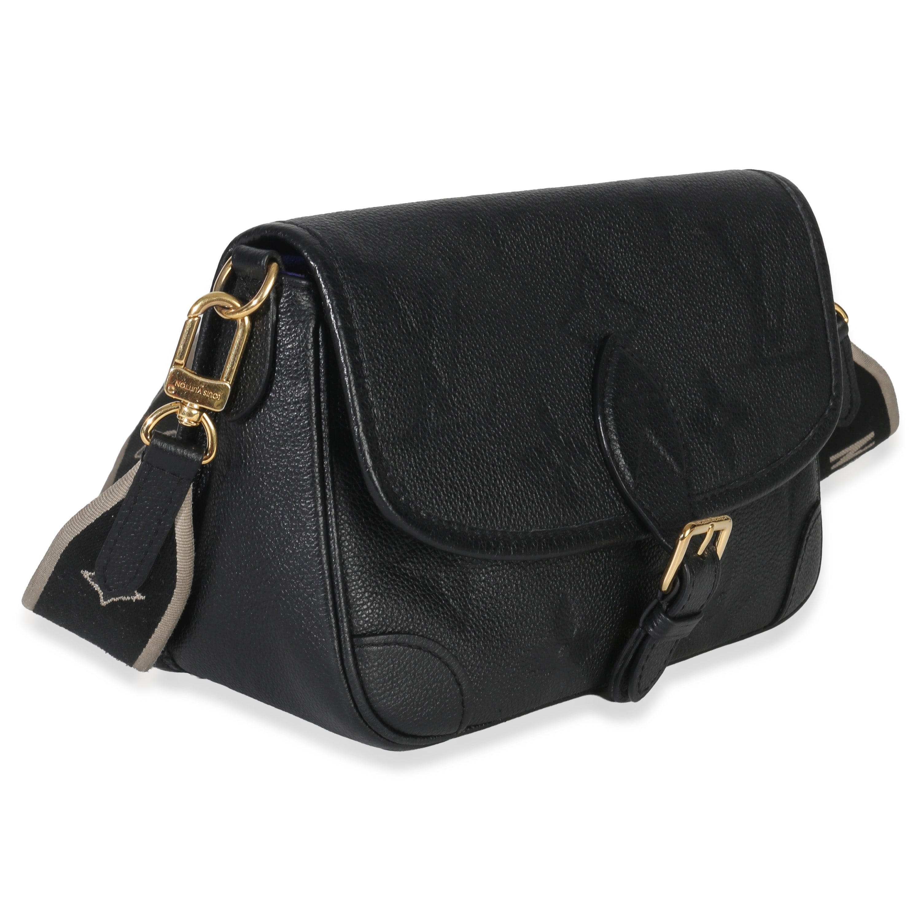 Louis Vuitton Black Giant Monogram Empreinte Diane Bag