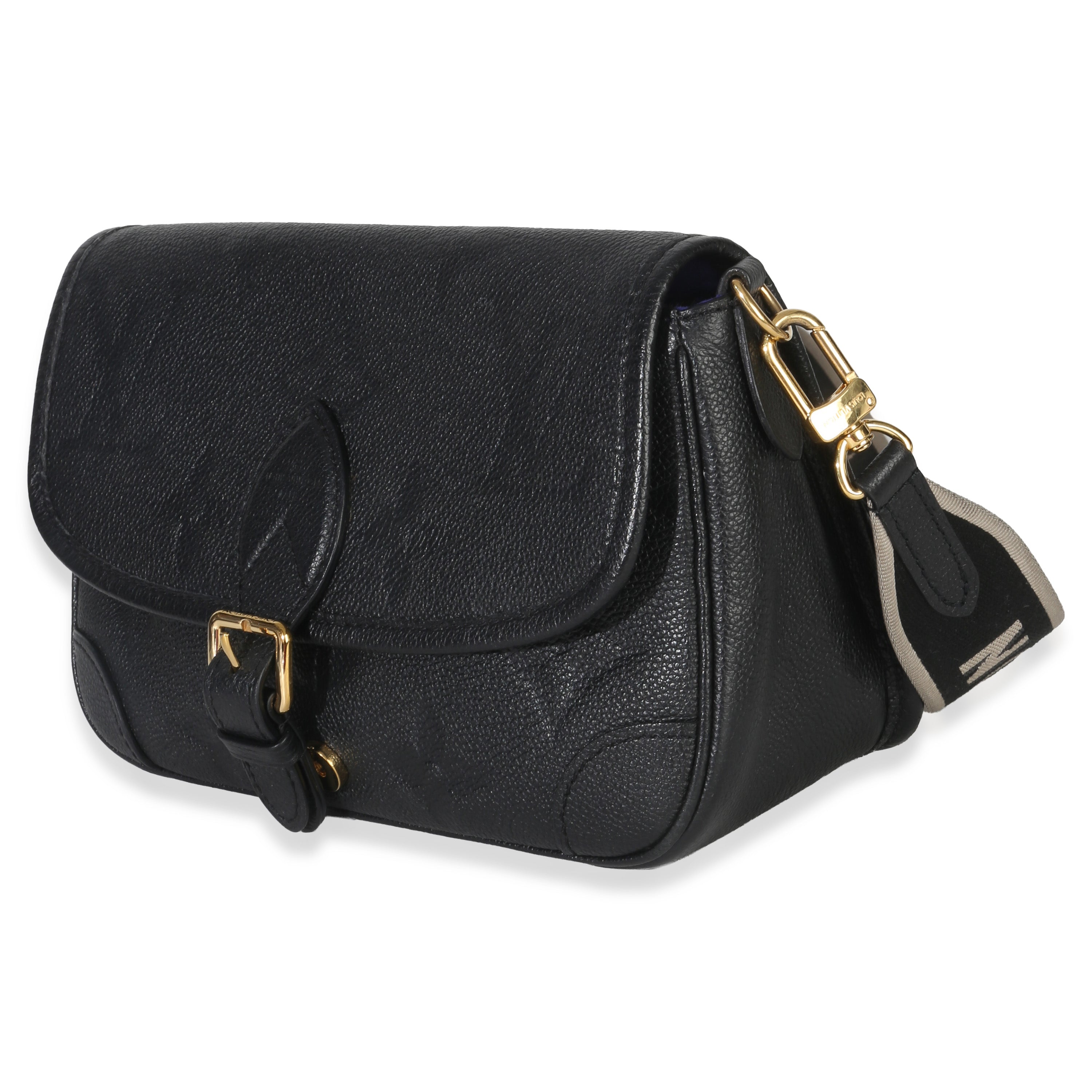 Louis Vuitton Black Giant Monogram Empreinte Diane Bag