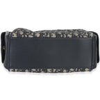Christian Dior Blue Oblique Jacquard Calfskin Medium D-Dream Hobo