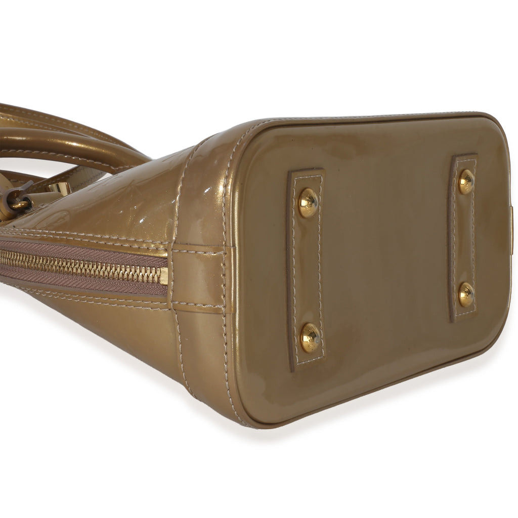 Louis Vuitton Beige Poudre Monogram Vernis Alma BB