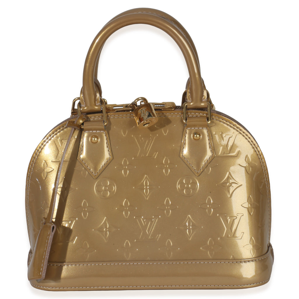 Louis Vuitton Beige Poudre Monogram Vernis Alma BB
