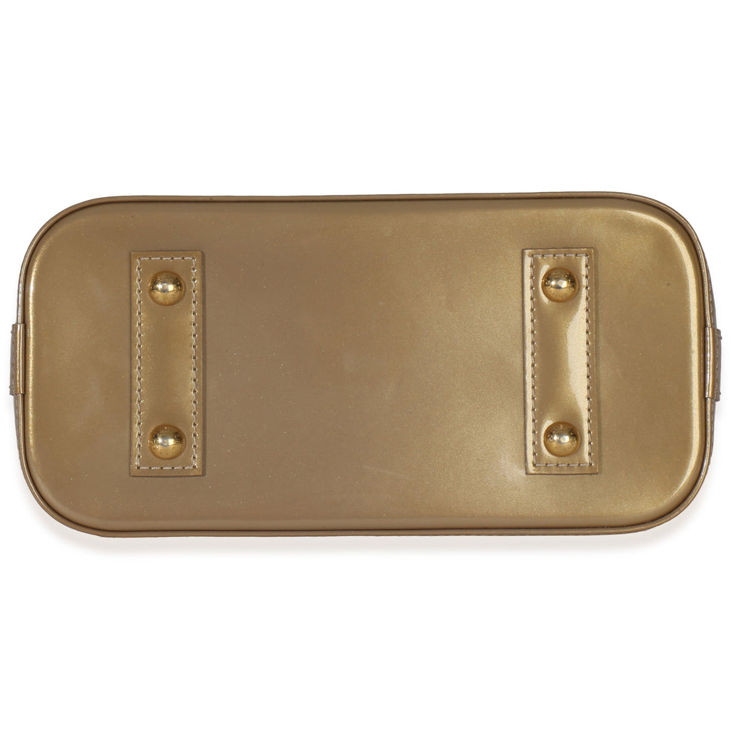 Louis Vuitton Beige Poudre Monogram Vernis Alma BB