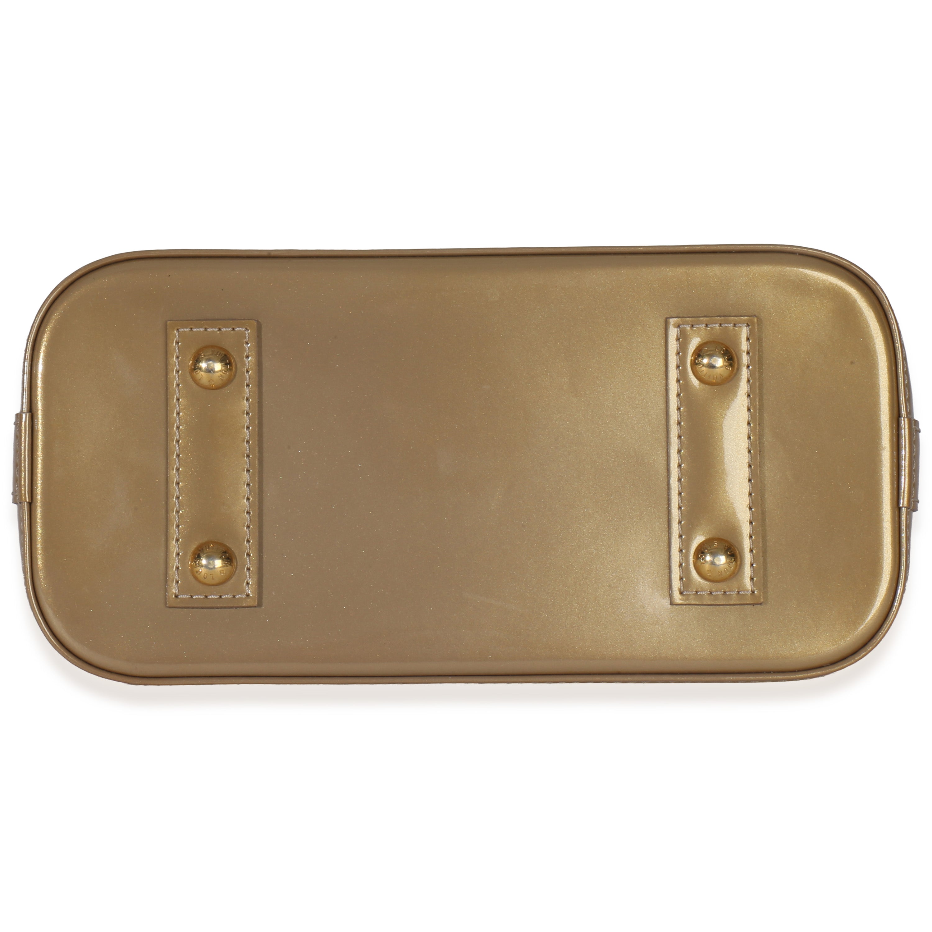 Louis Vuitton Beige Poudre Monogram Vernis Alma BB