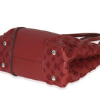 Louis Vuitton Red Tuffetage Veau Cachemire Tote W MM