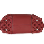 Louis Vuitton Red Tuffetage Veau Cachemire Tote W MM