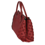 Louis Vuitton Red Tuffetage Veau Cachemire Tote W MM