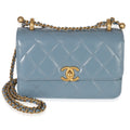 Chanel Blue Quilted Calfskin Mini Perfect Fit Flap Bag