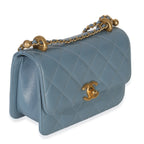Chanel Blue Quilted Calfskin Mini Perfect Fit Flap Bag