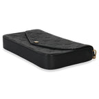 Louis Vuitton Black Monogram Empreinte Felicie Pochette