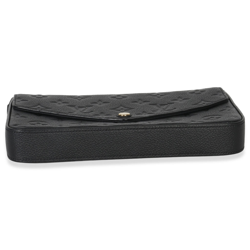 Louis Vuitton Black Monogram Empreinte Felicie Pochette