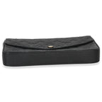 Louis Vuitton Black Monogram Empreinte Felicie Pochette