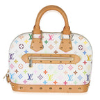 Louis Vuitton x Murakami White Multicolor Monogram Canvas Alma