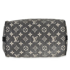 Louis Vuitton Black Monogram Denim Jacquard Speedy Bandouliere 25