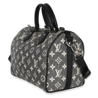 Louis Vuitton Black Monogram Denim Jacquard Speedy Bandouliere 25