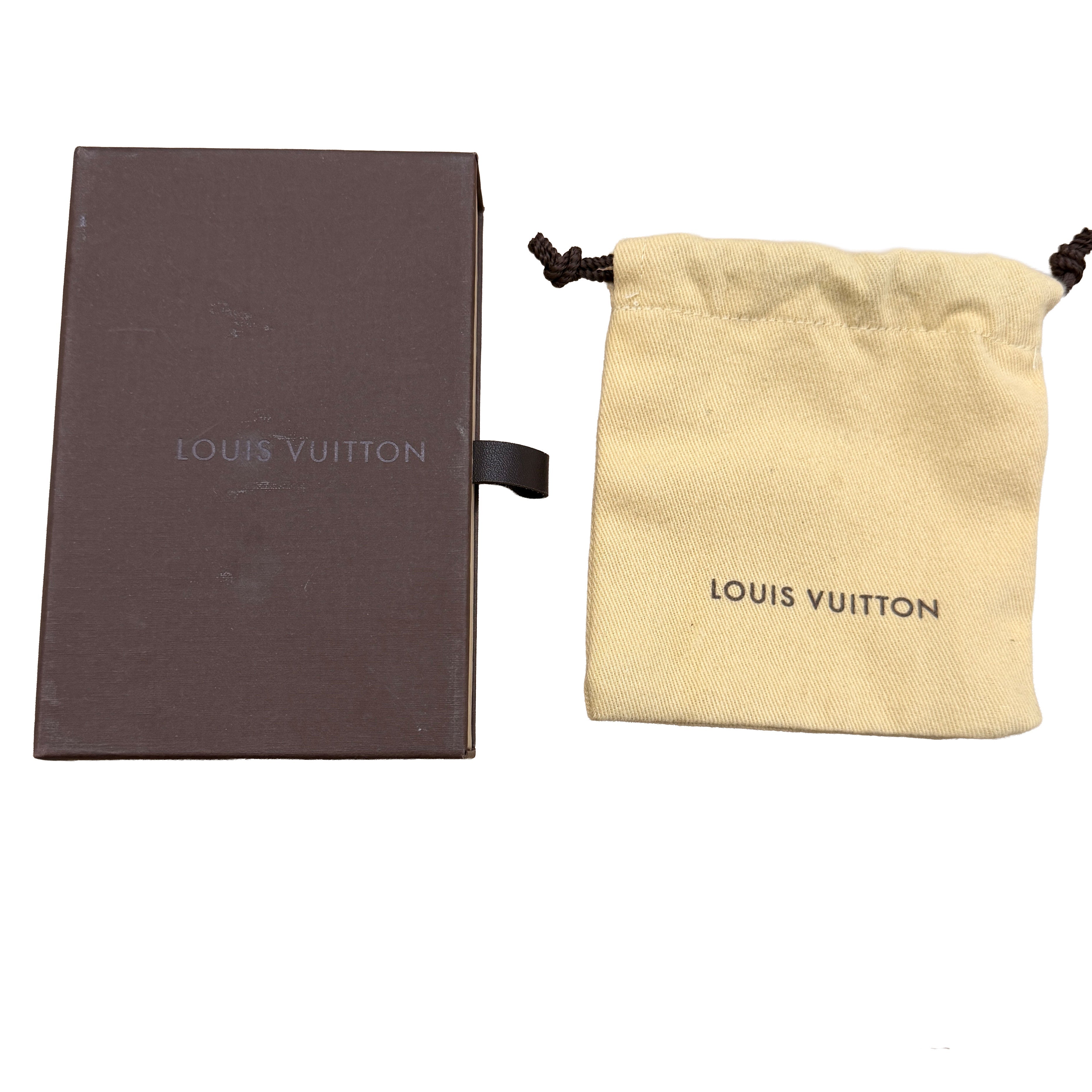 Louis Vuitton Gold-Plated  Canvas Monogram Luck It Charm Bracelet