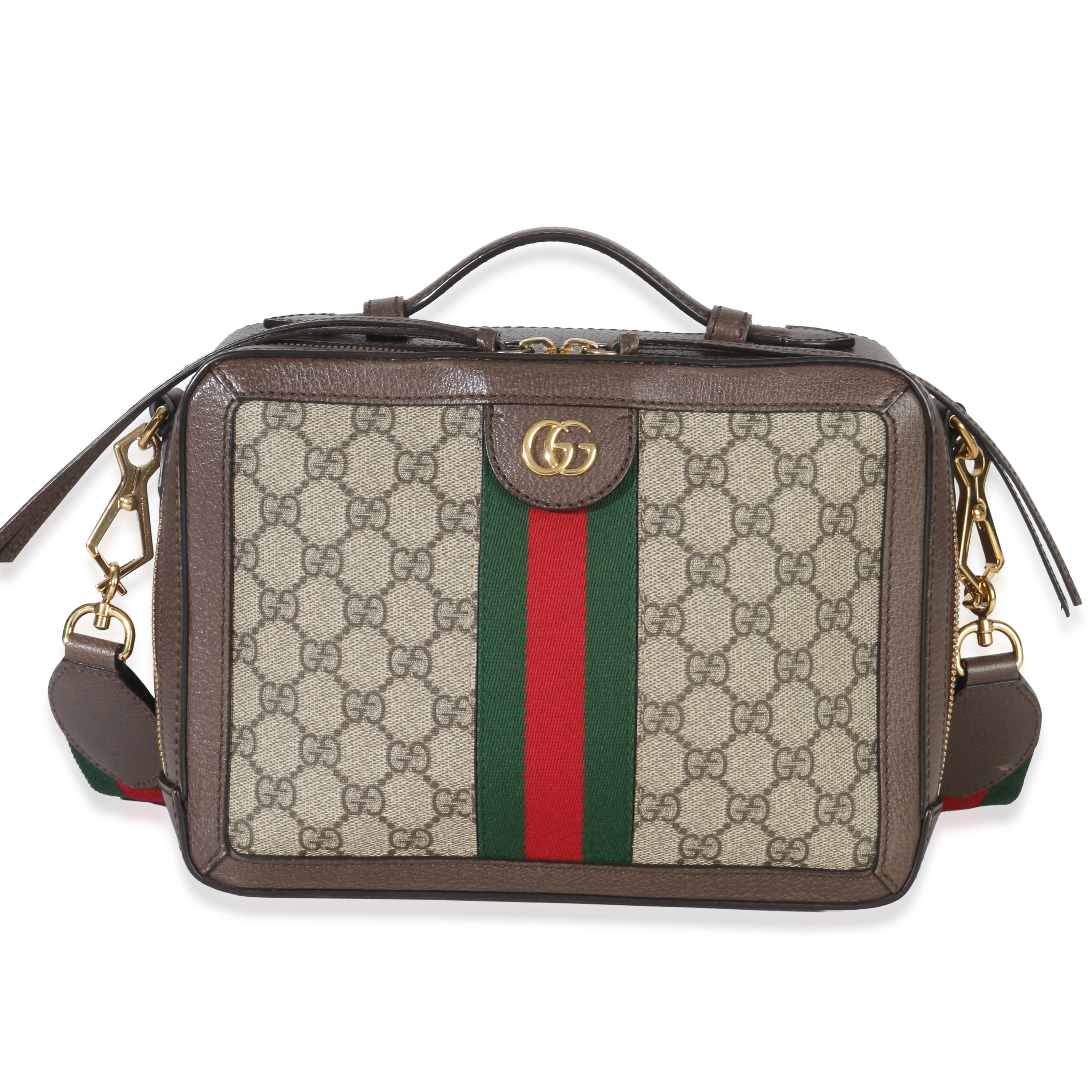 Gucci GG Supreme Small Ophidia Web Top Handle