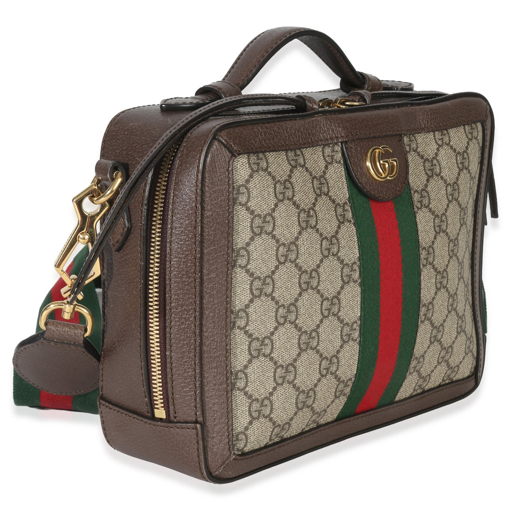 Gucci GG Supreme Small Ophidia Web Top Handle