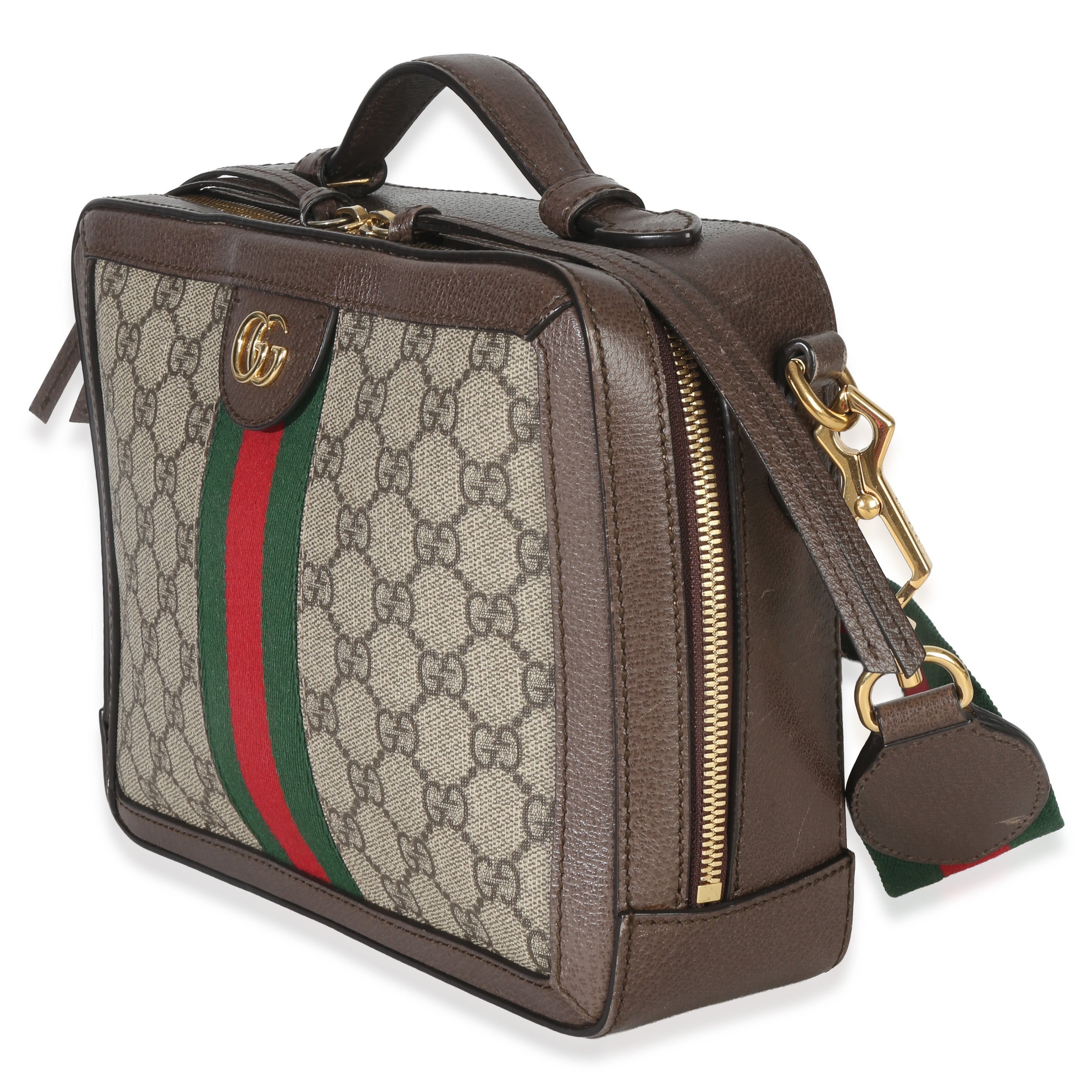 Gucci GG Supreme Small Ophidia Web Top Handle