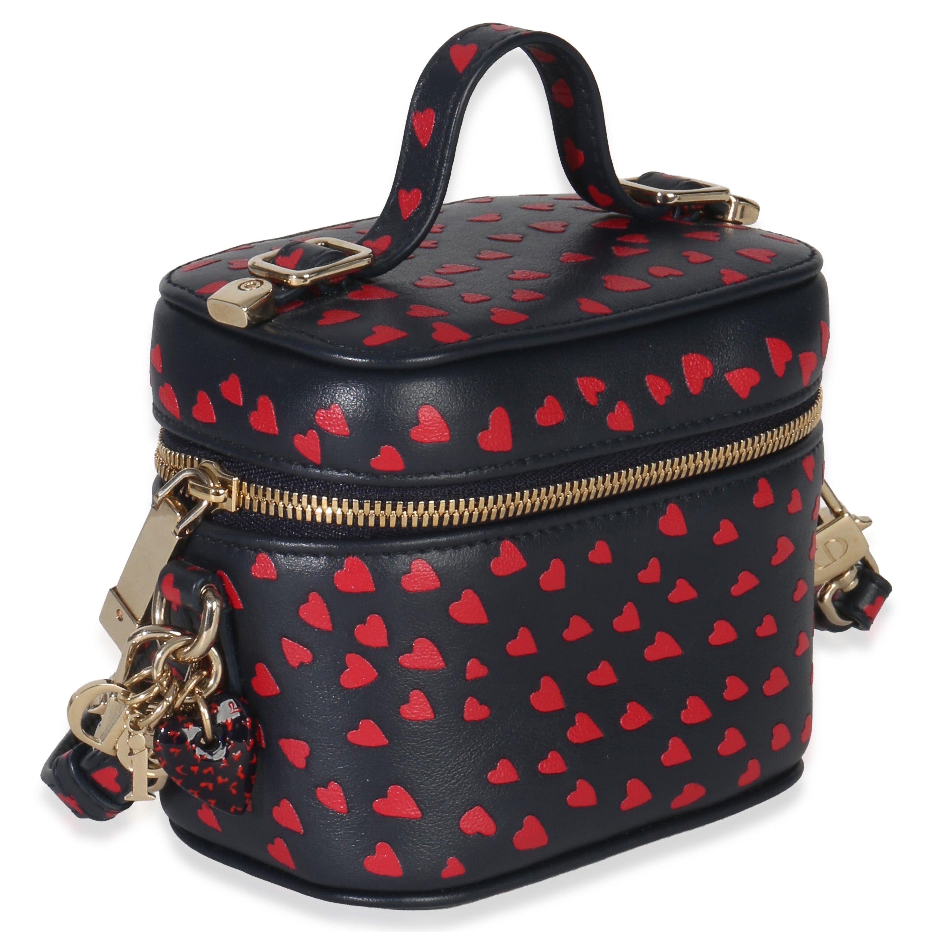 Christian Dior Blue Red Dioramour DiorTravel Micro Vanity Case