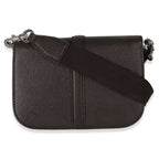 Gucci Beige Ebony GG Supreme Canvas Mini Buckle Crossbody Bag