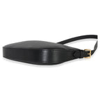 Louis Vuitton Black Calfskin Pochette LV Bloom