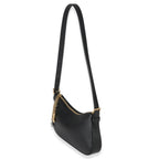 Louis Vuitton Black Calfskin Pochette LV Bloom