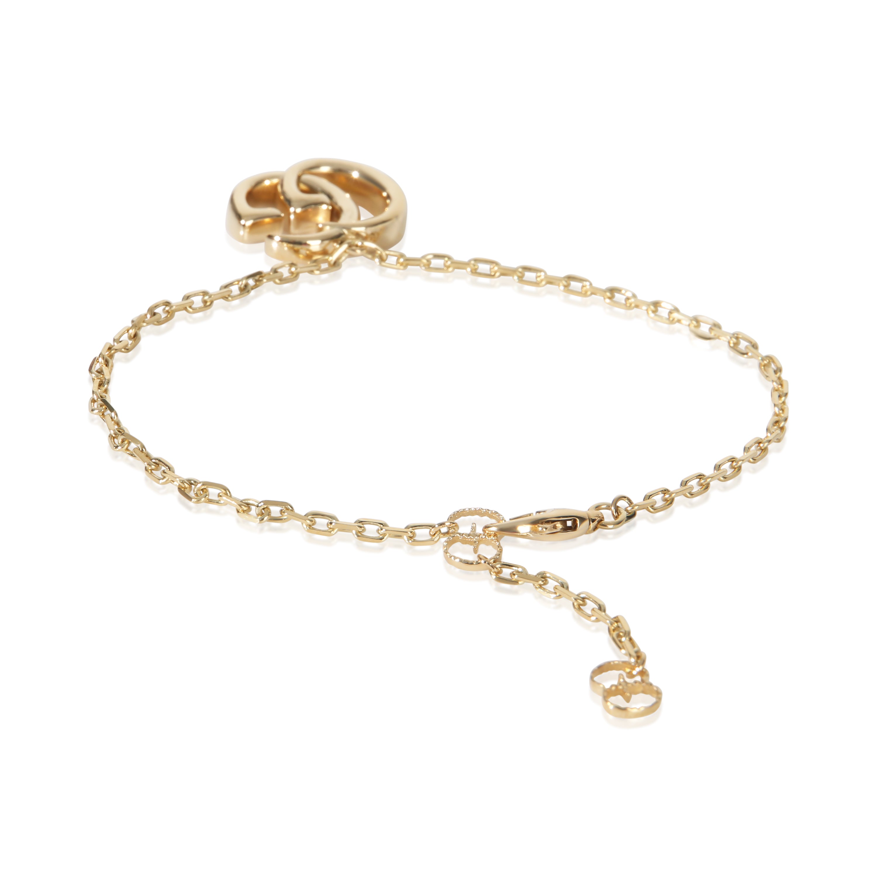 Gucci Yellow Gold  GG Marmont Charm Bracelet
