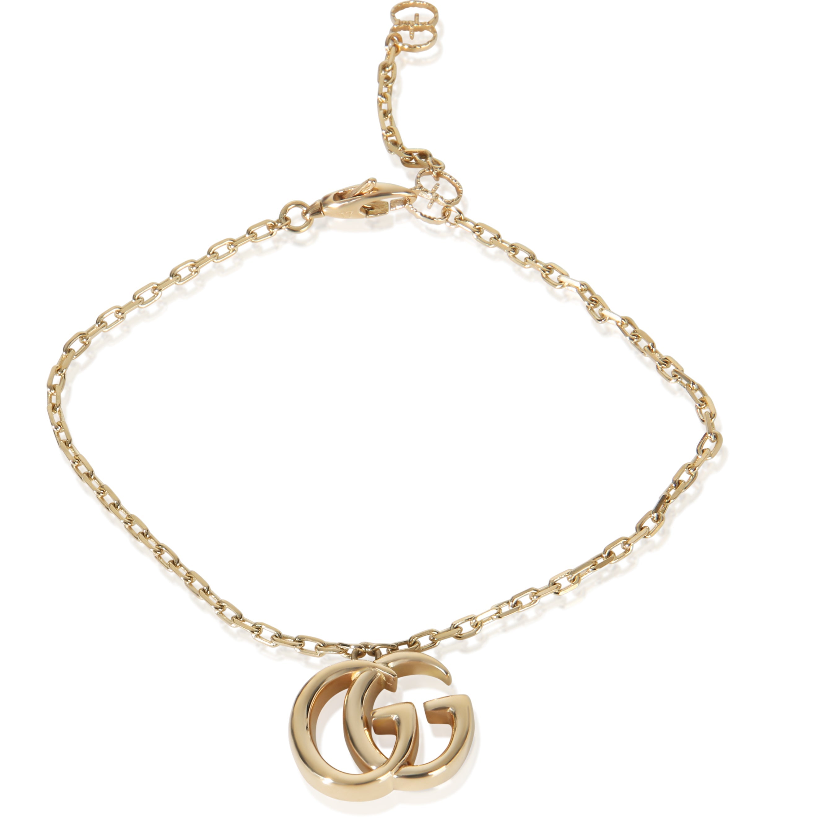 Gucci Yellow Gold  GG Marmont Charm Bracelet