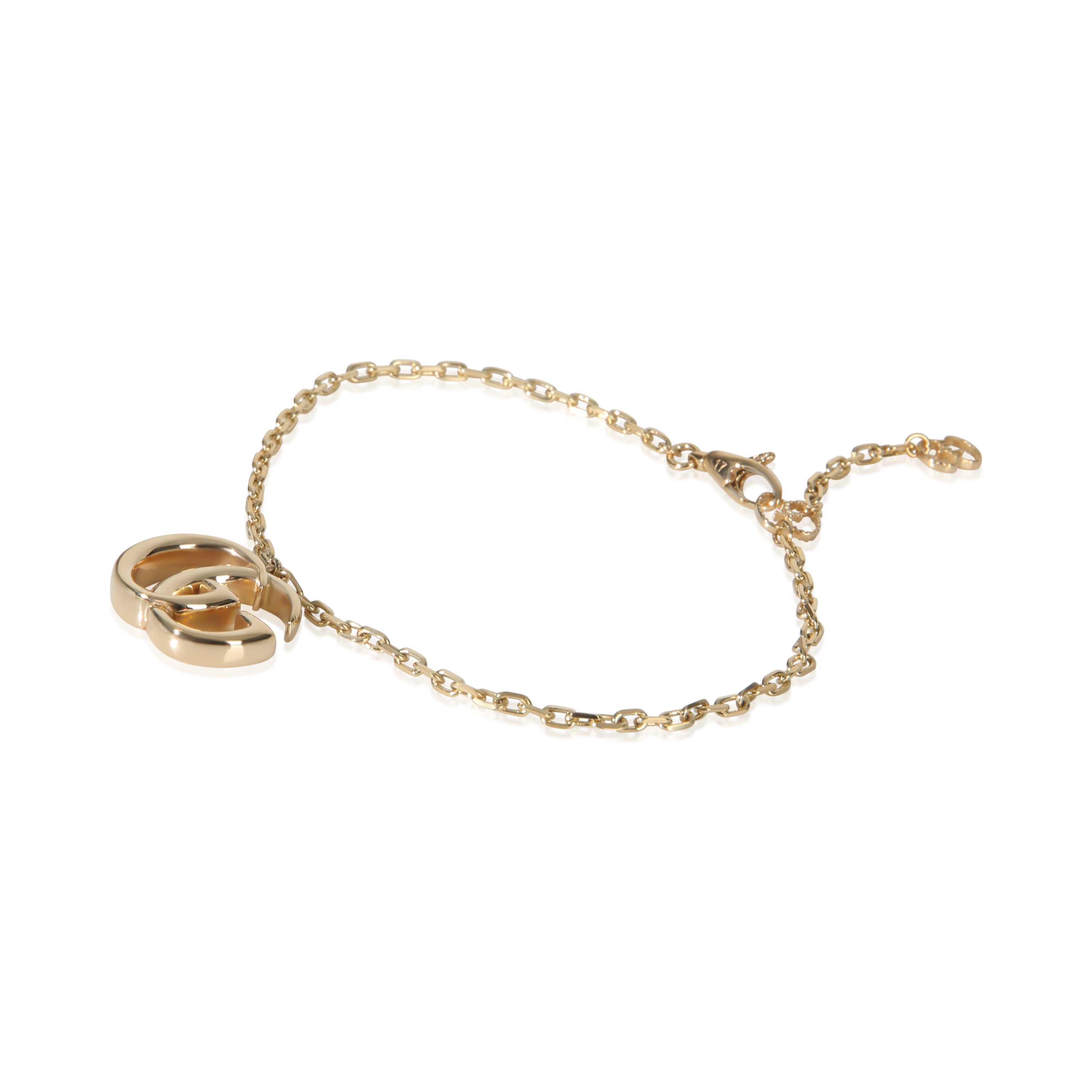 Gucci Yellow Gold  GG Marmont Charm Bracelet