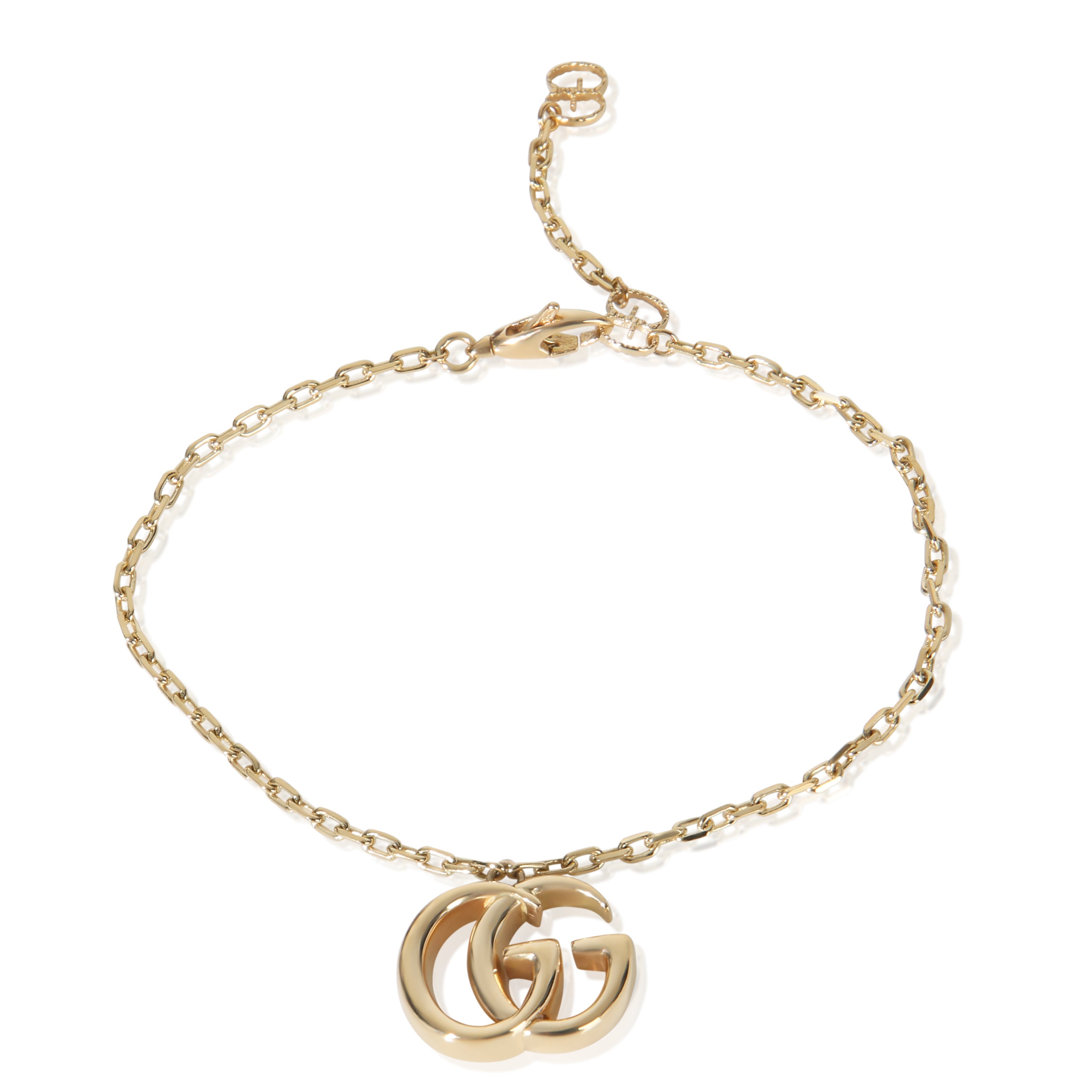 Gucci Yellow Gold  GG Marmont Charm Bracelet