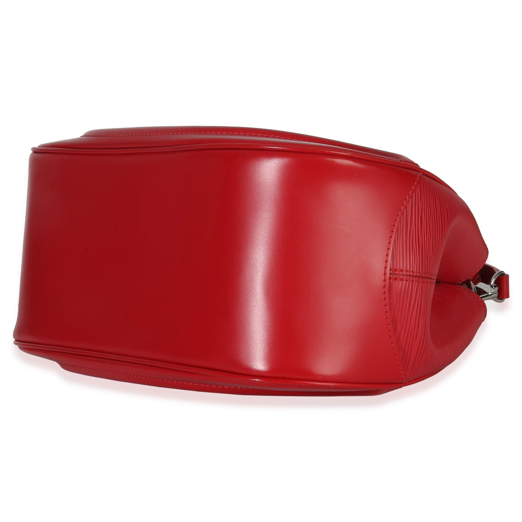 Louis Vuitton Red Epi Leather Montaigne Shoulder Bag