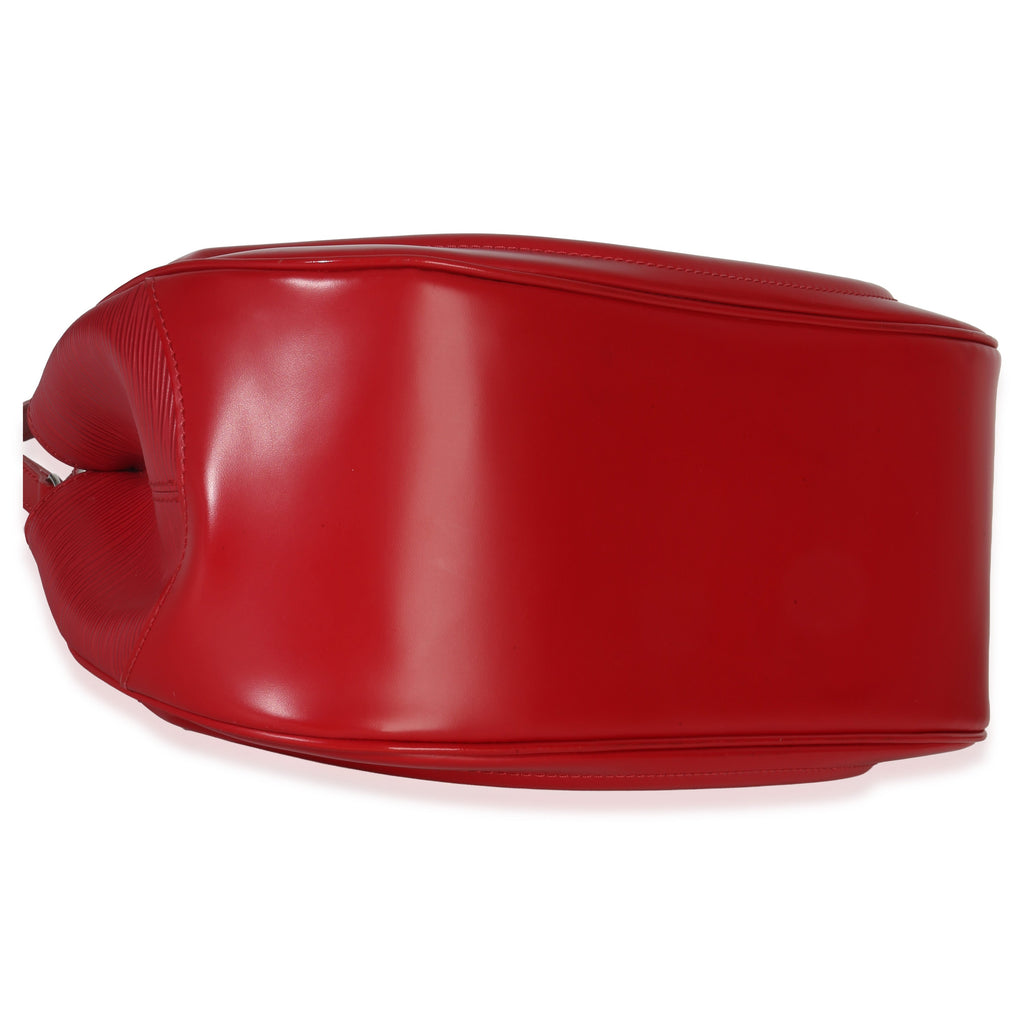 Louis Vuitton Red Epi Leather Montaigne Shoulder Bag