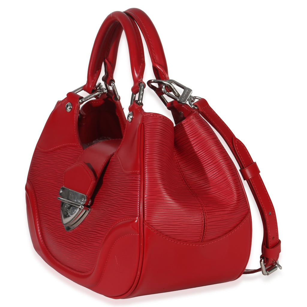 Louis Vuitton Red Epi Leather Montaigne Shoulder Bag