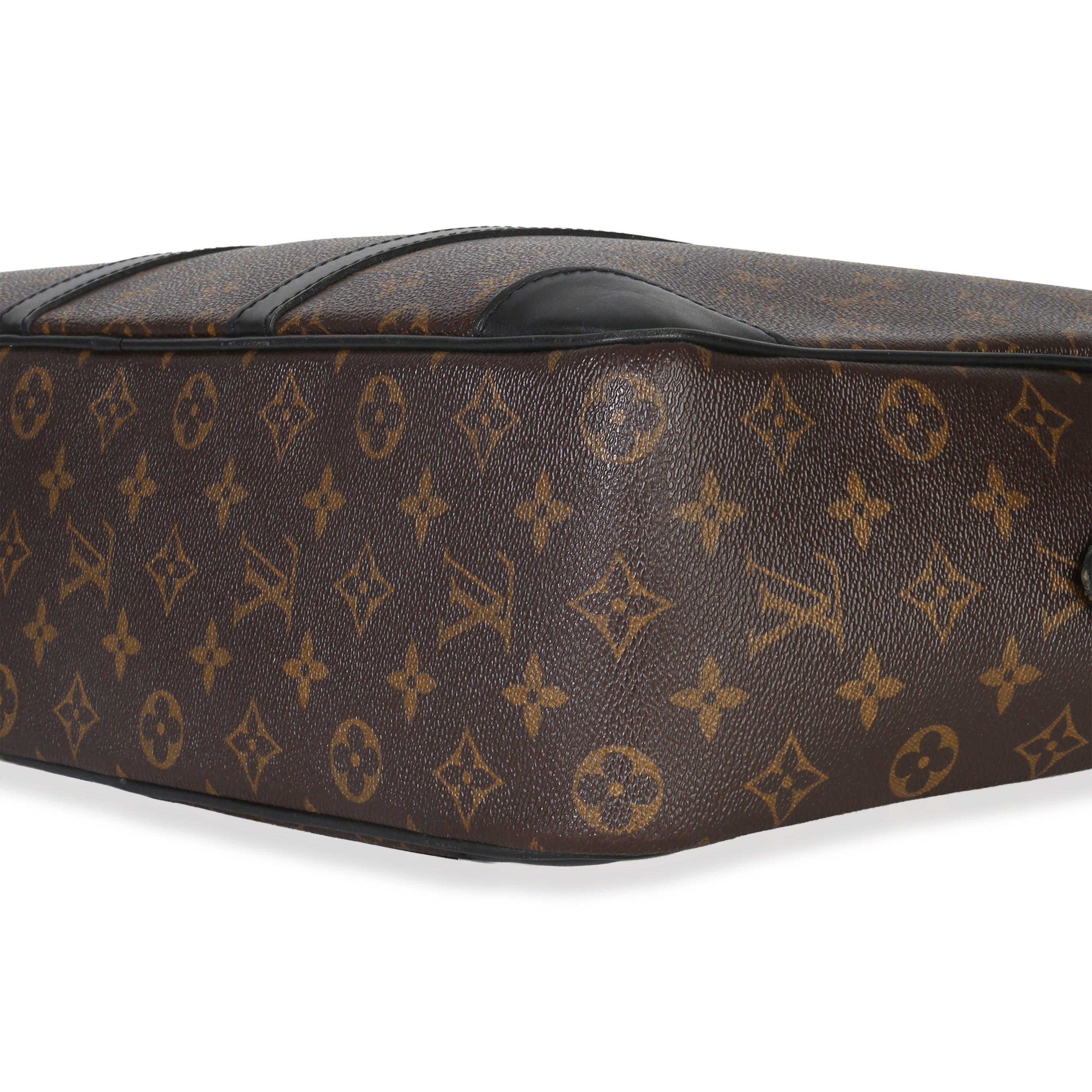 Louis Vuitton Black Monogram Canvas Porte Documents Briefcase
