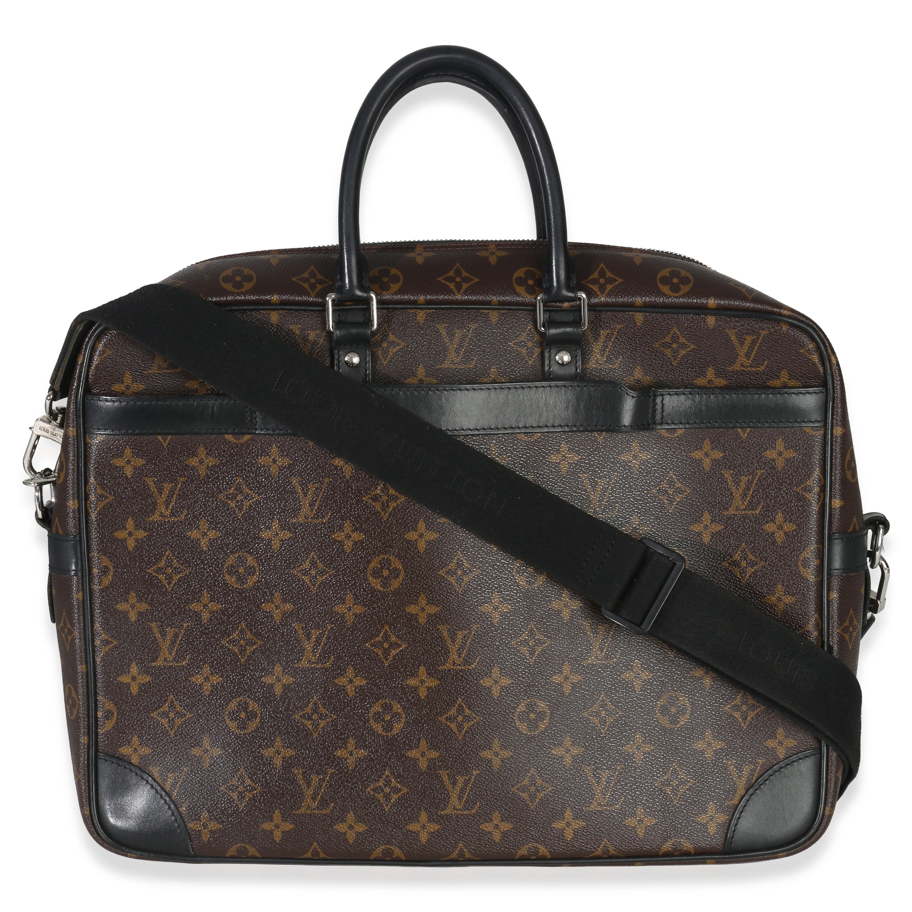 Louis Vuitton Black Monogram Canvas Porte Documents Briefcase