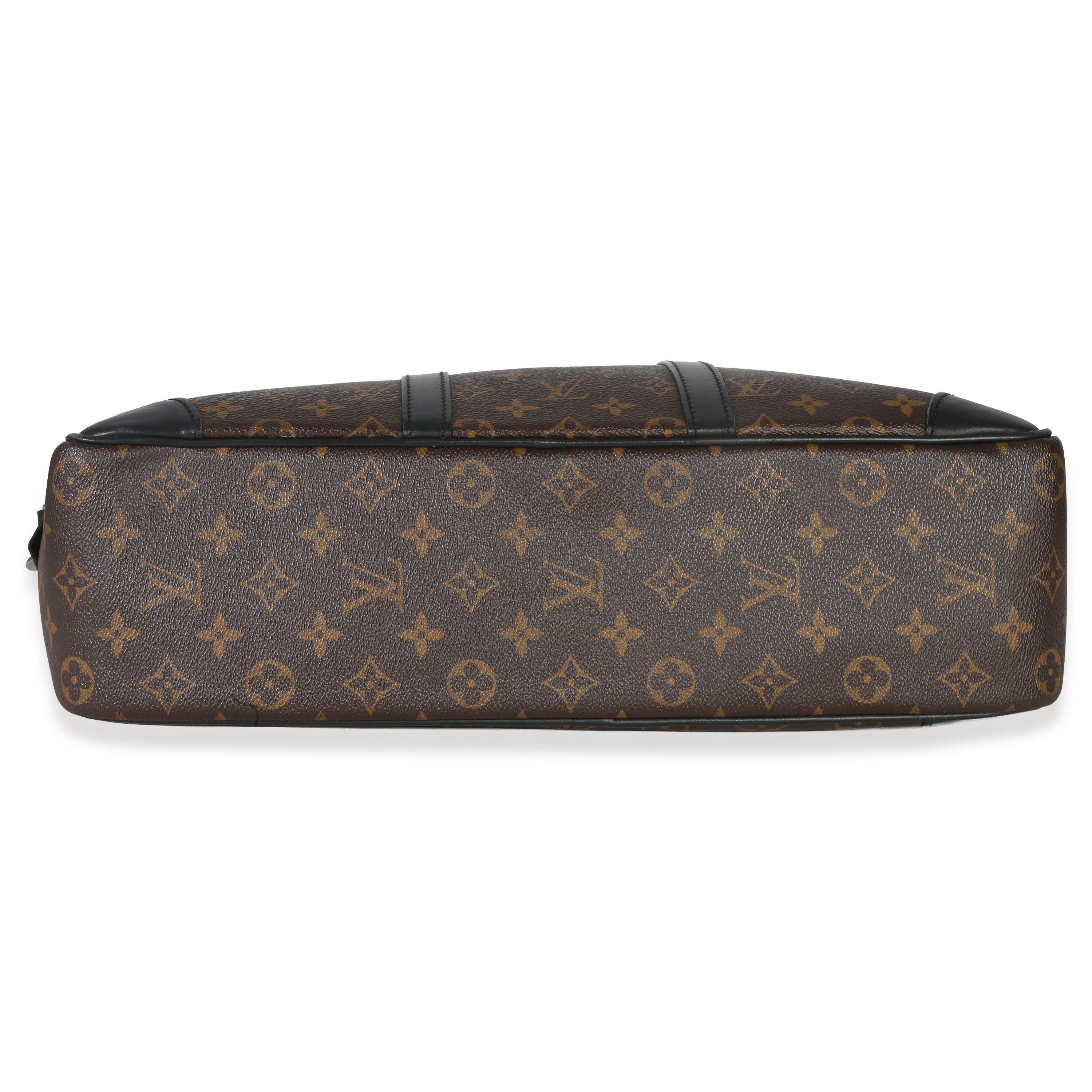 Louis Vuitton Black Monogram Canvas Porte Documents Briefcase