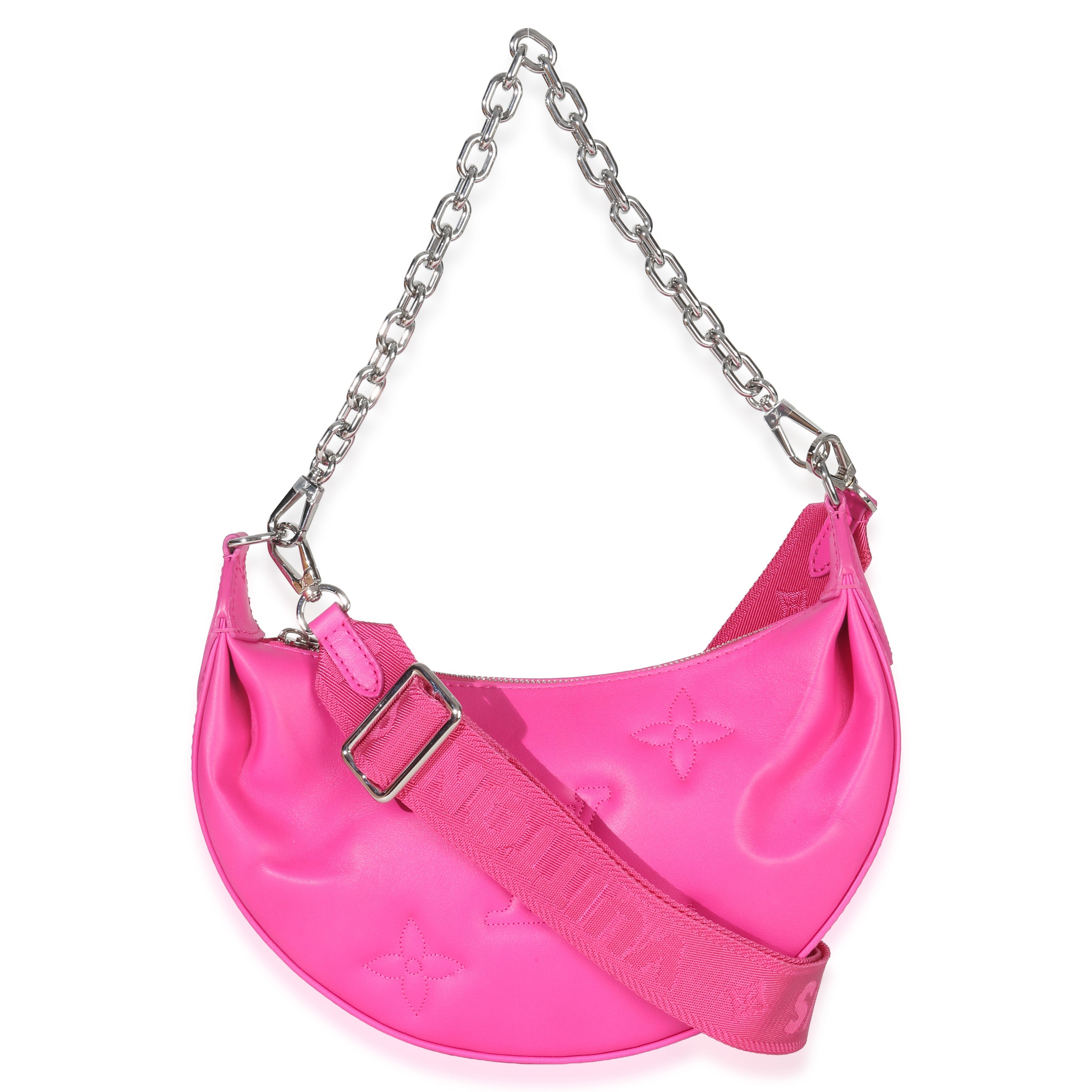 Louis Vuitton Pink Calfskin Bubblegram Over The Moon
