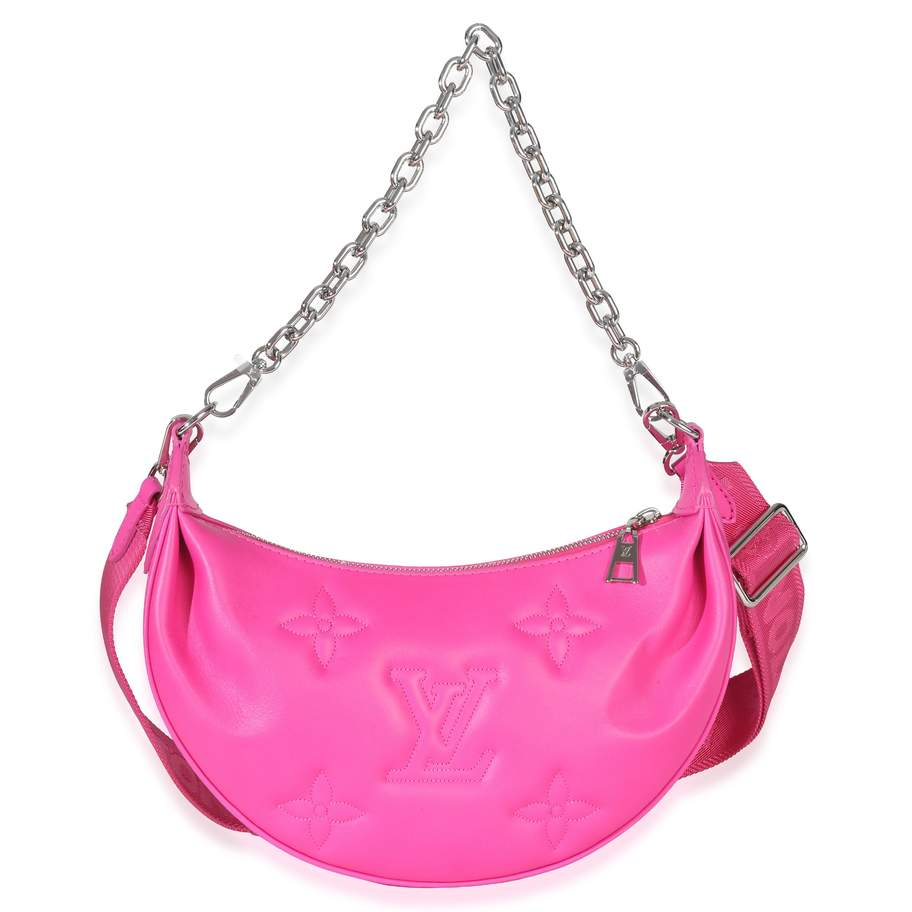 Louis Vuitton Pink Calfskin Bubblegram Over The Moon