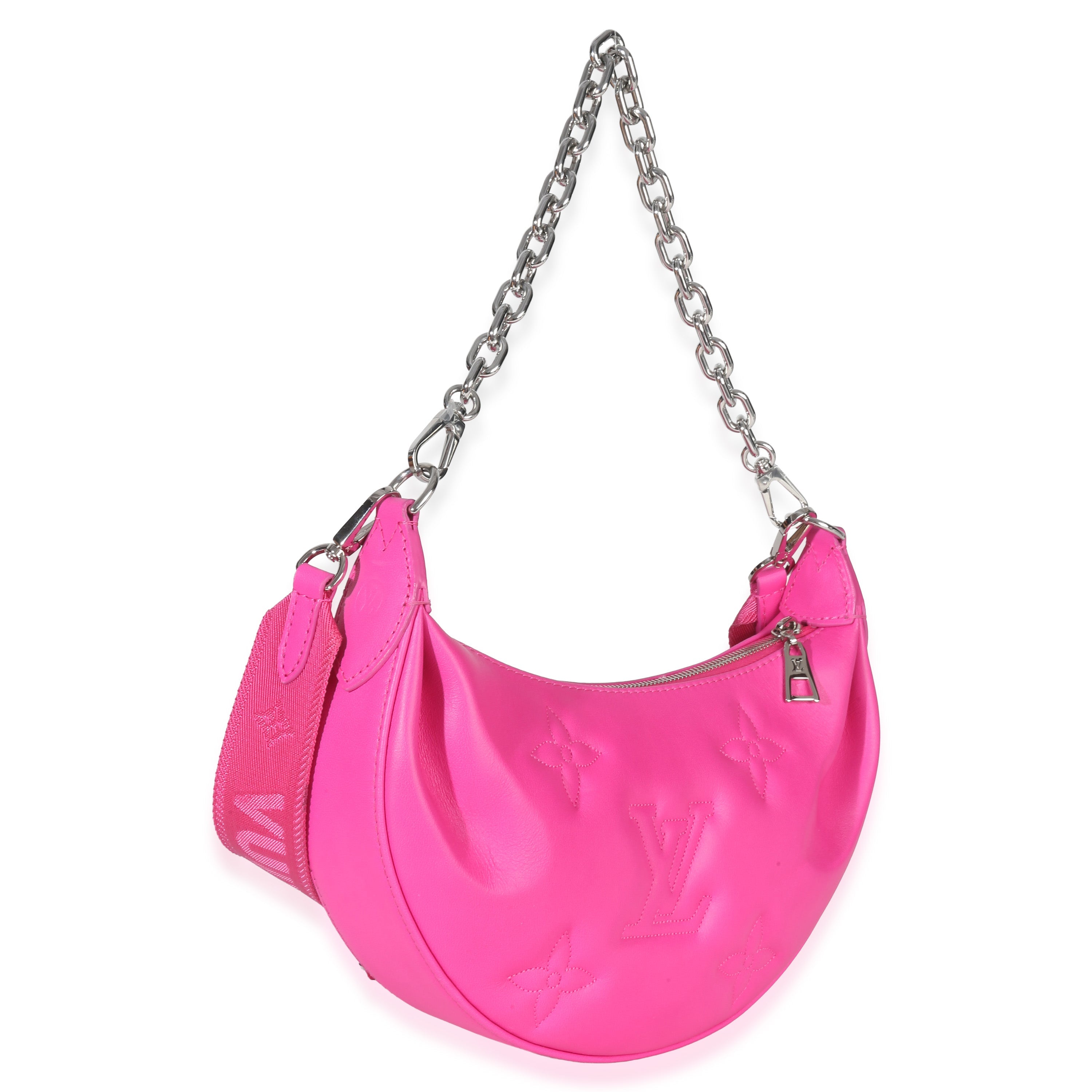 Louis Vuitton Pink Calfskin Bubblegram Over The Moon