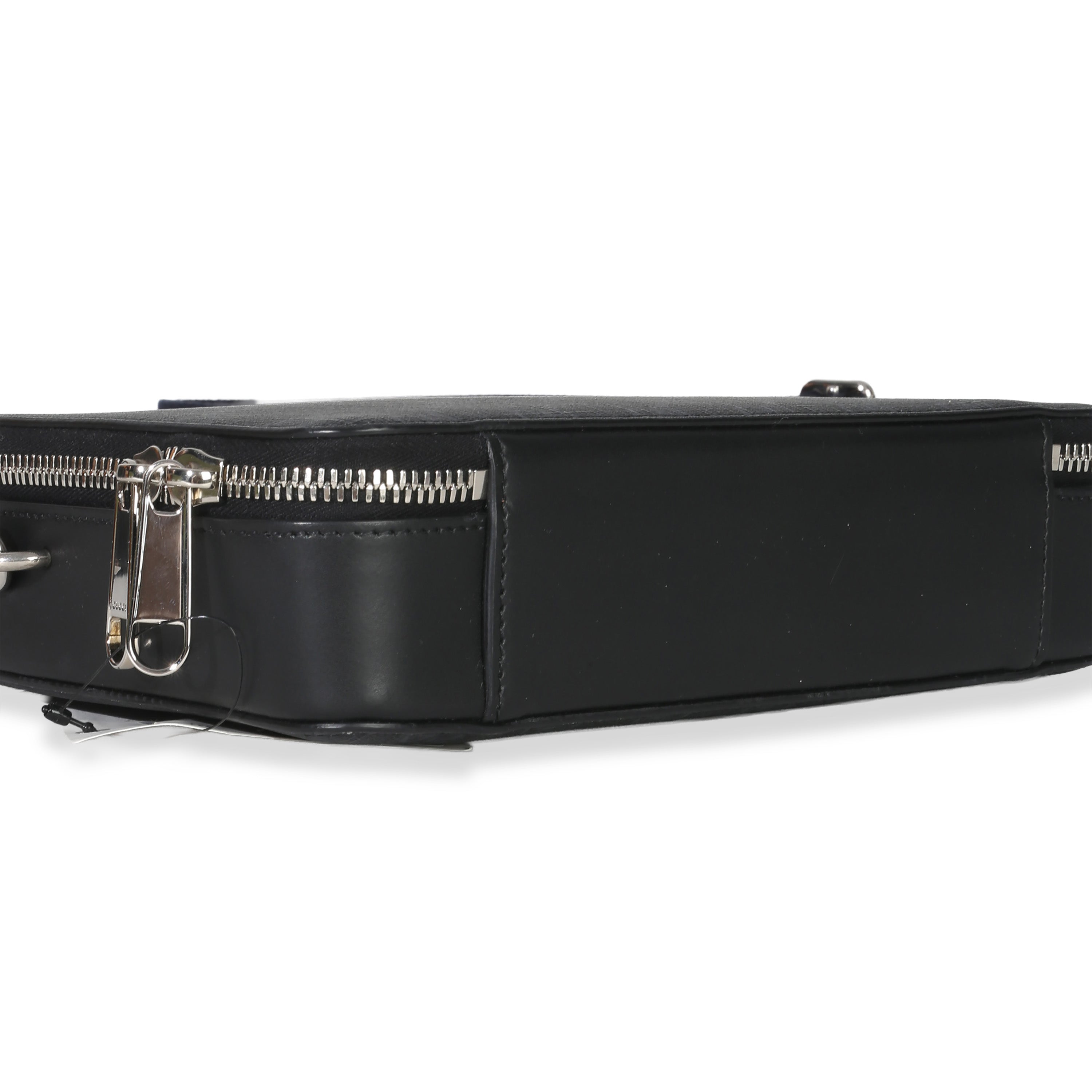 Gucci Black GG Supreme Canvas Web Small Crossbody Bag
