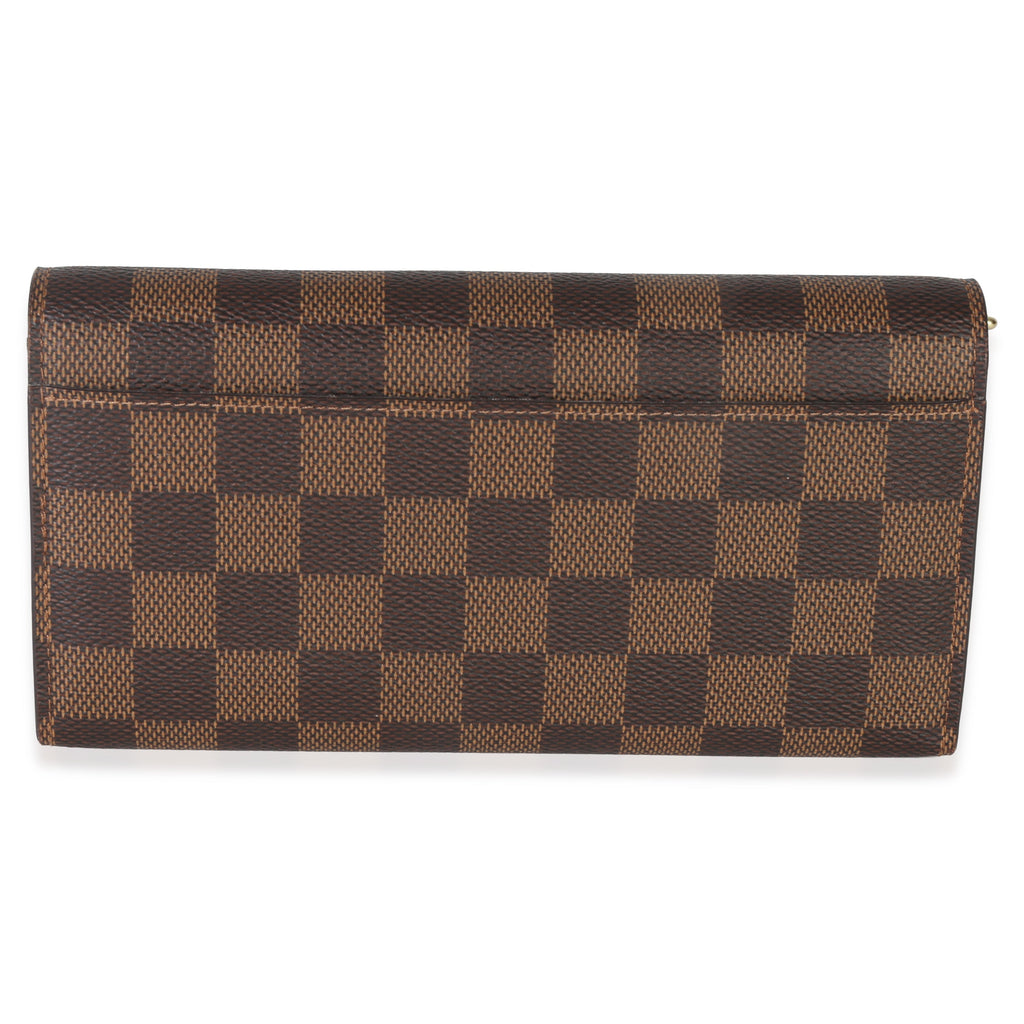 Louis Vuitton Damier Ebene Canvas Sarah Wallet