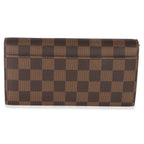Louis Vuitton Damier Ebene Canvas Sarah Wallet