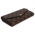 Louis Vuitton Damier Ebene Canvas Sarah Wallet