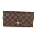 Louis Vuitton Damier Ebene Canvas Sarah Wallet