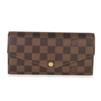 Louis Vuitton Damier Ebene Canvas Sarah Wallet