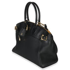 Louis Vuitton Black Grained Calfskin Monogram Vendome MM