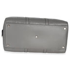 Gucci Grey Embossed Calfskin GG Tennis Medium Duffle Bag