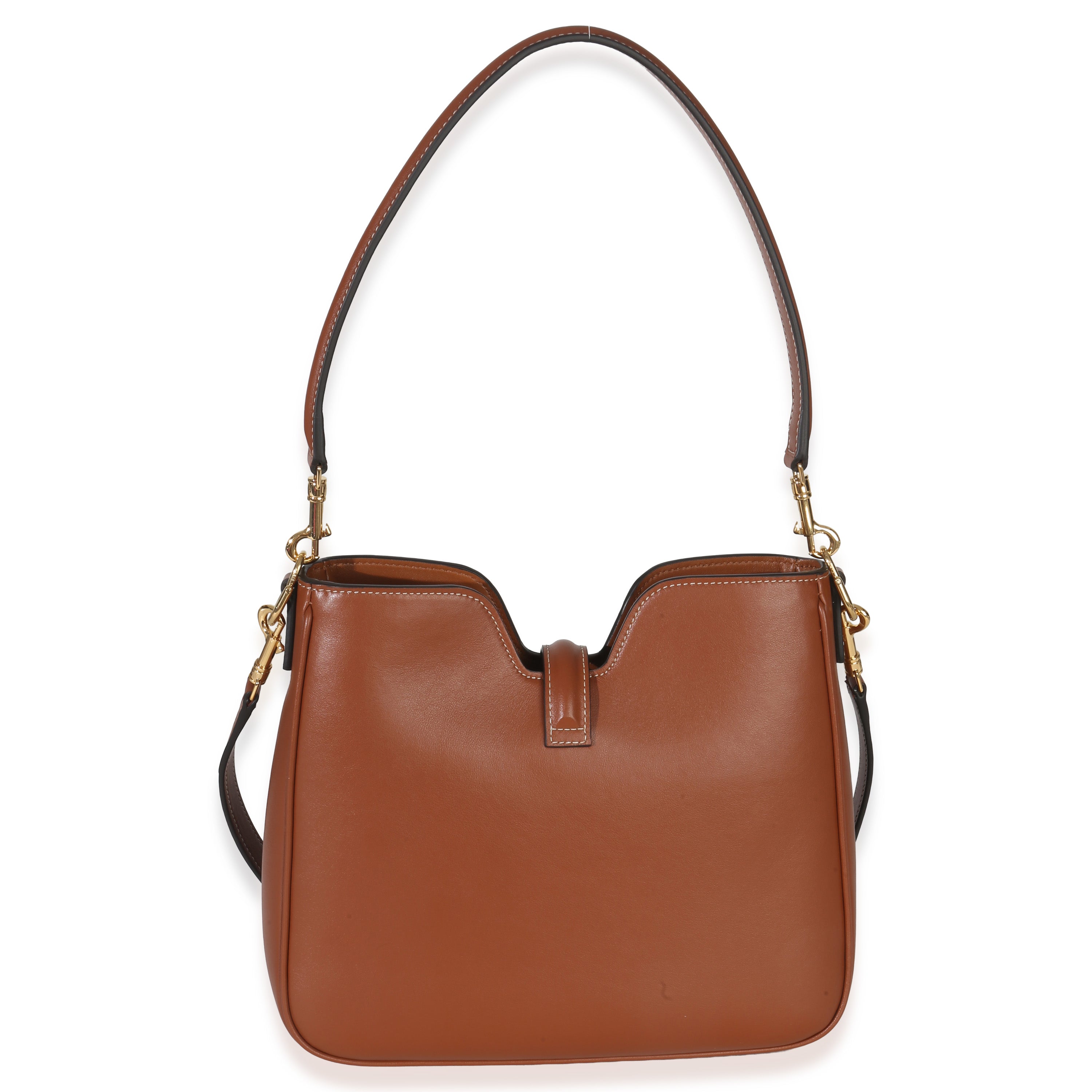 Tan Smooth Calfskin Small Camille 16 Soft Shoulder Bag