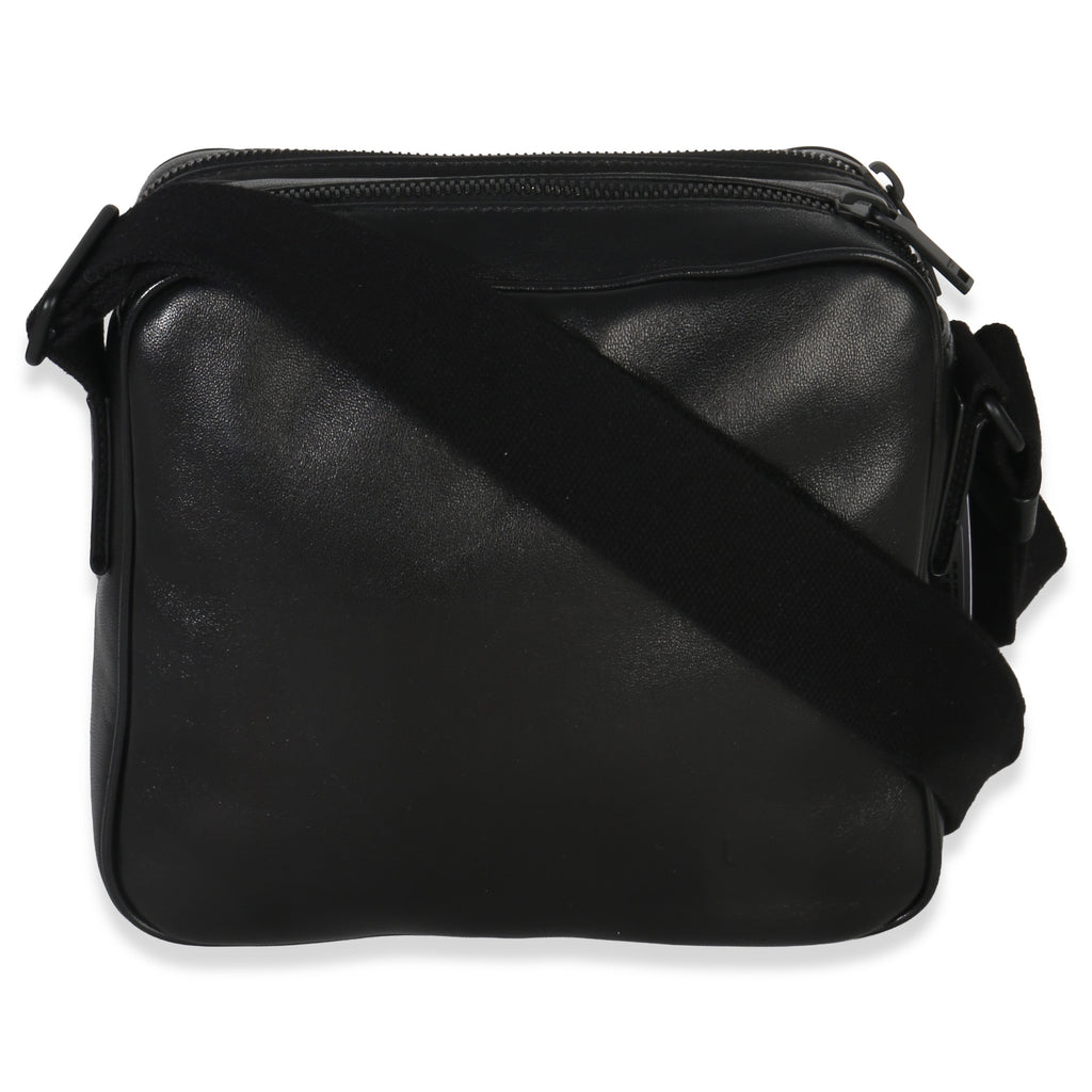 Saint Laurent Black Lambskin Monogram Niki Cube Camera Bag